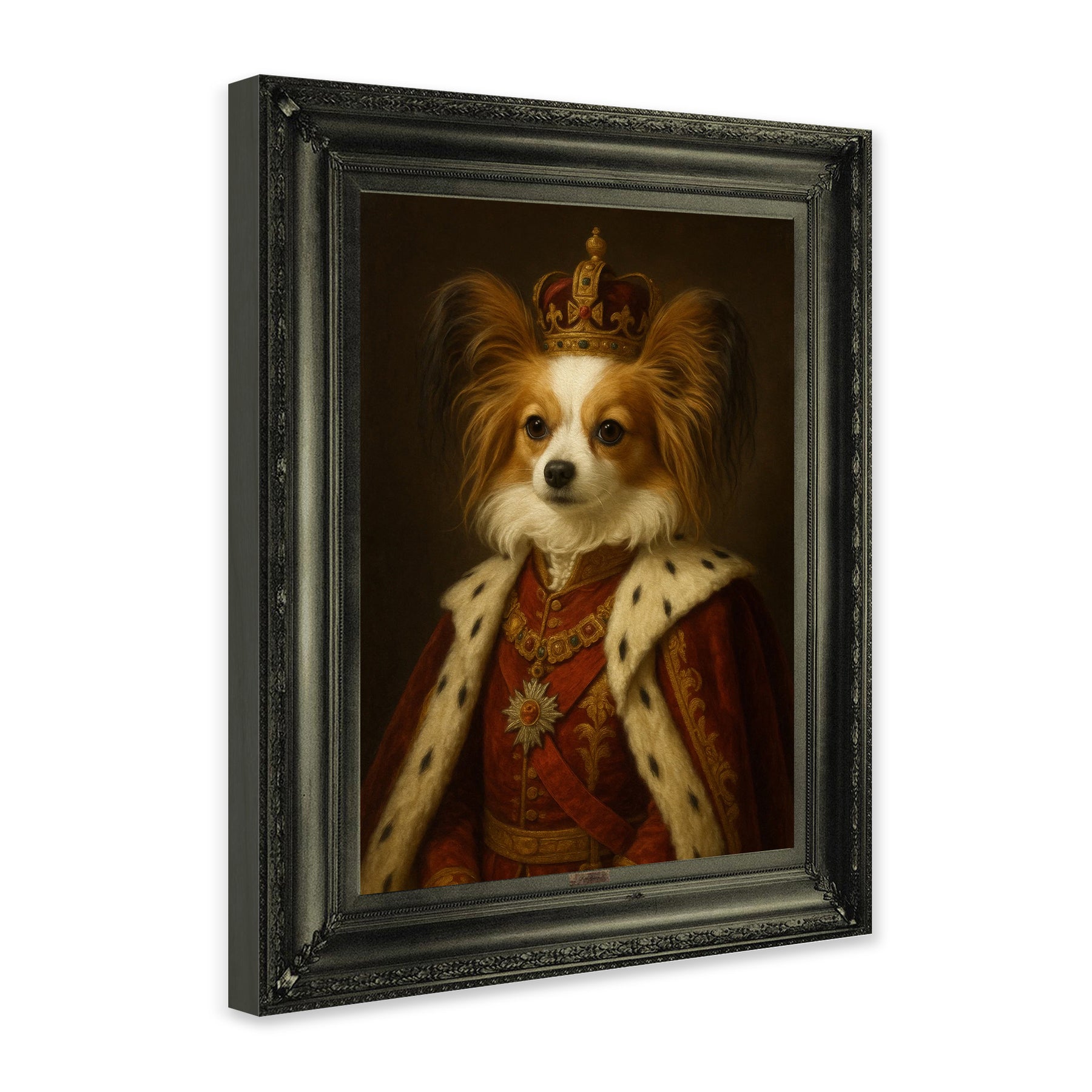 Majestät - Persönliches, individuelles Vintage-Haustierportrait