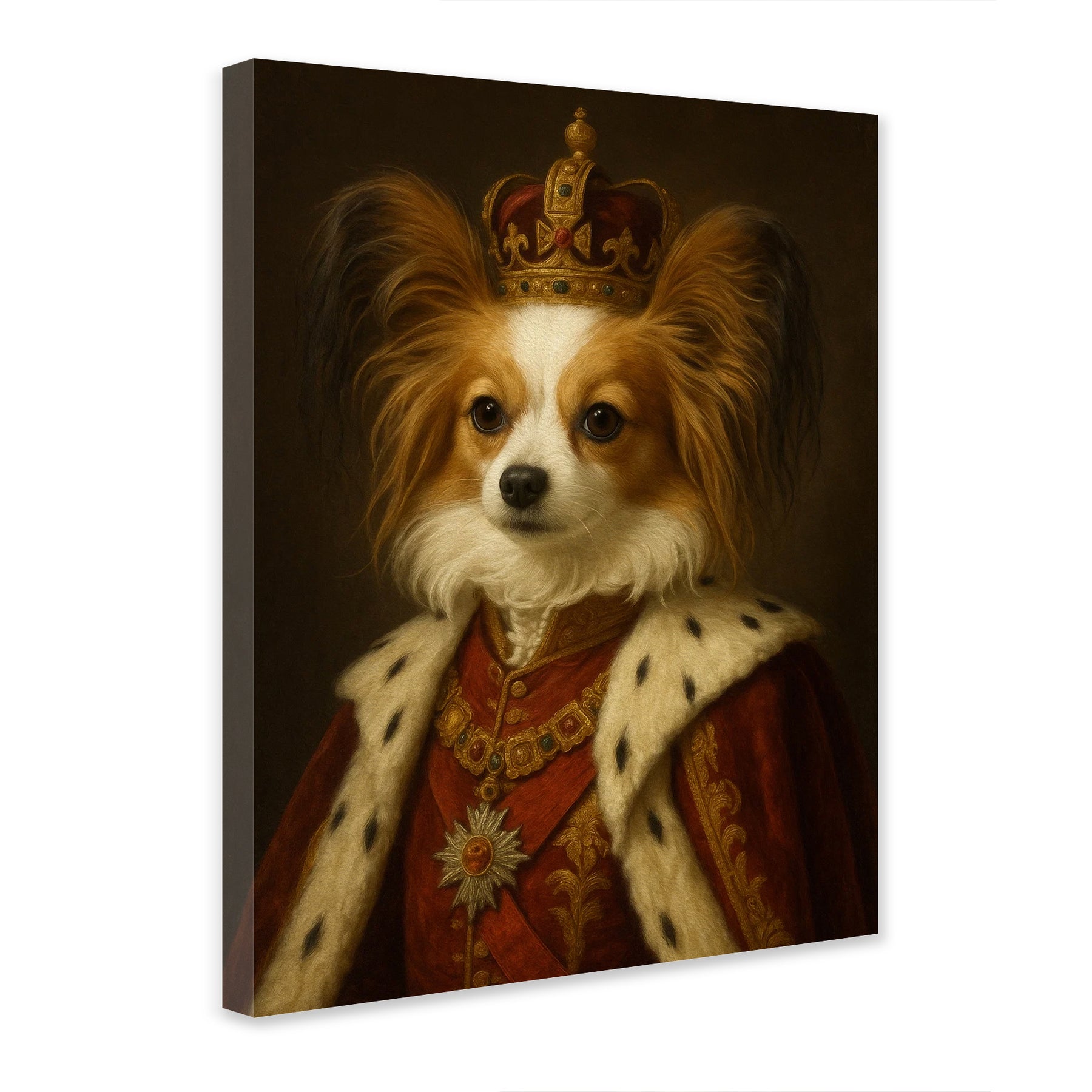 Majestät - Persönliches, individuelles Vintage-Haustierportrait
