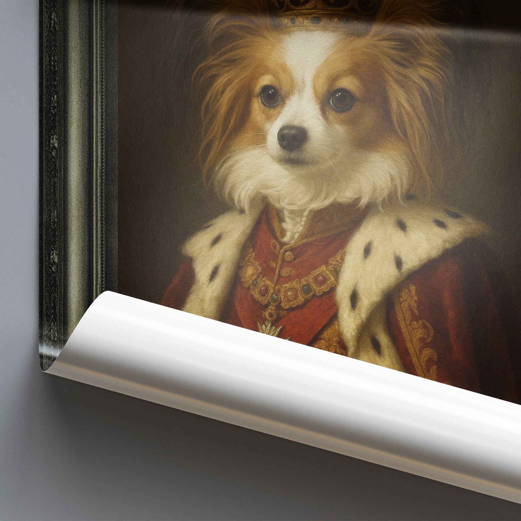 Majestät - Persönliches, individuelles Vintage-Haustierportrait