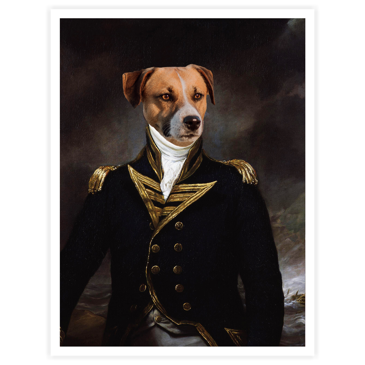 Commodore - Personal Custom Vintage Pet Portrait