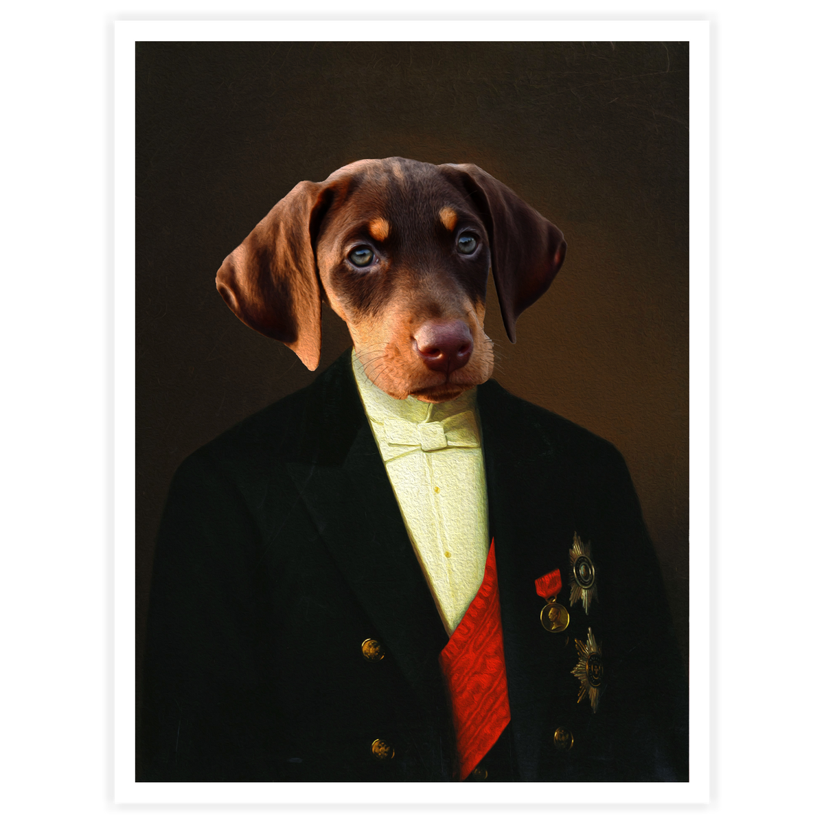 Consort - Personal Custom Vintage Pet Portrait