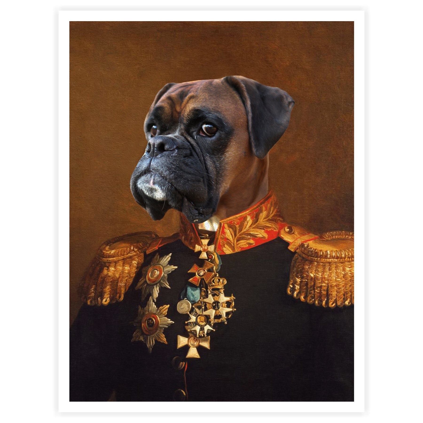Count - Personal Custom Vintage Pet Portrait