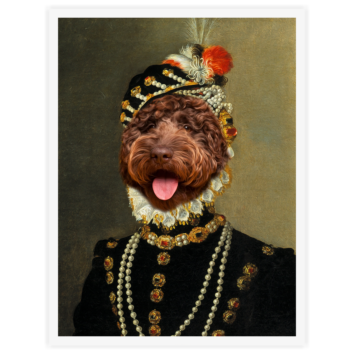 Countess - Personal Custom Vintage Pet Portrait