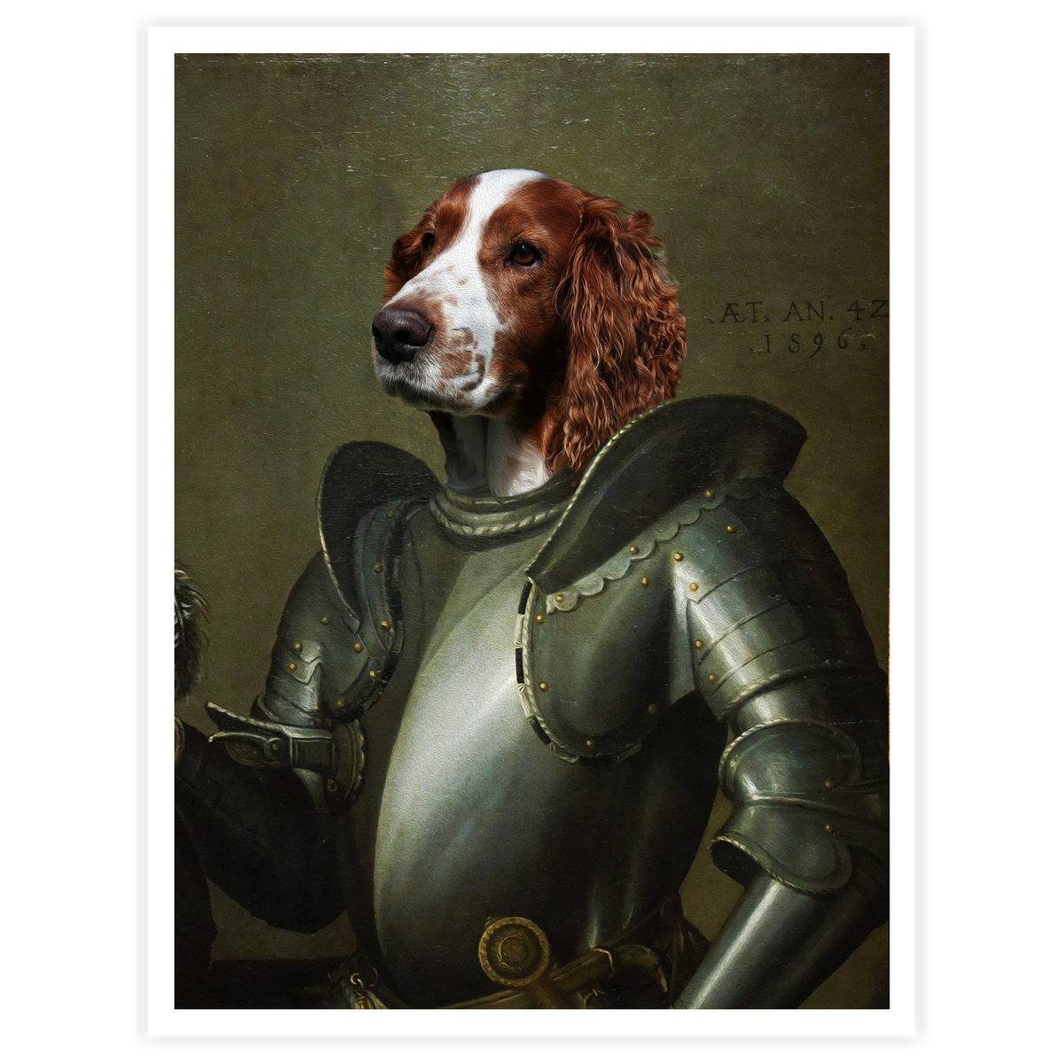 Crusader - Personal Custom Vintage Pet Portrait