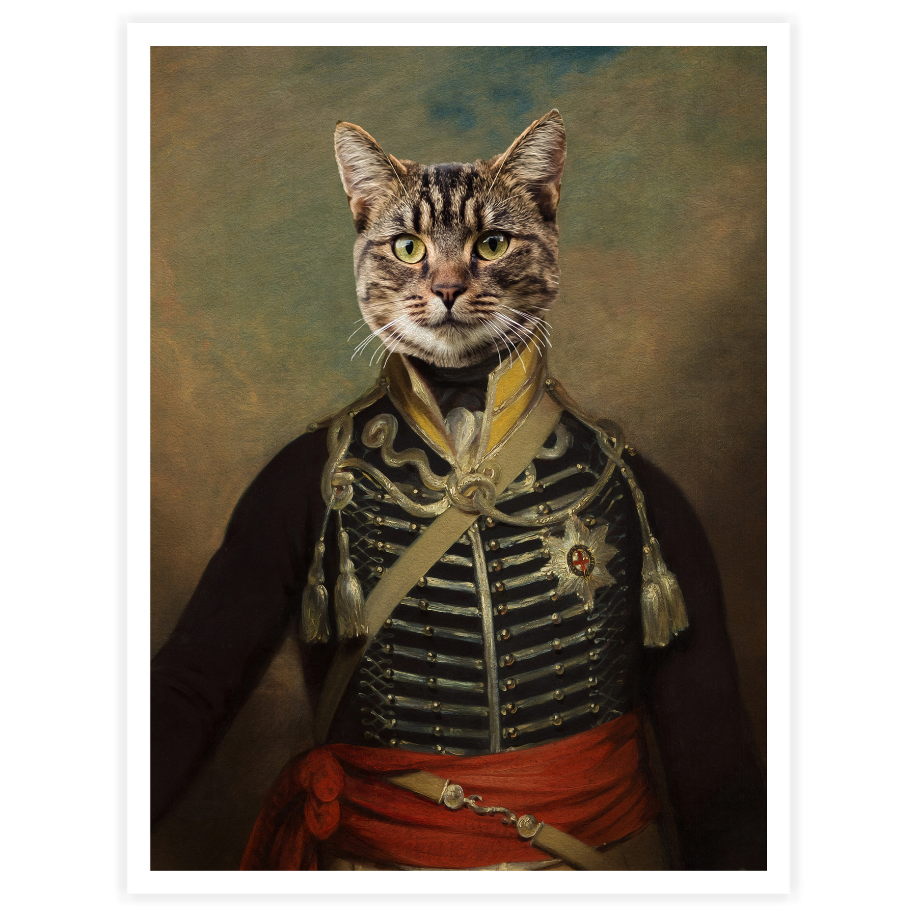 Earl - Personal Custom Vintage Pet Portrait