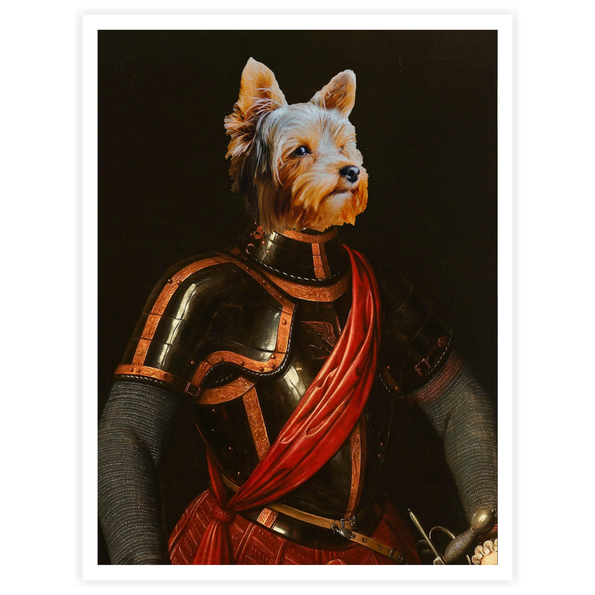 Galahad - Personal Custom Vintage Pet Portrait