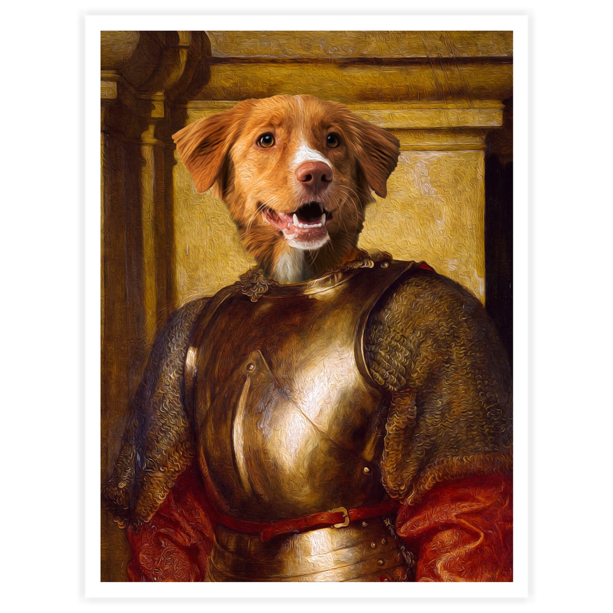 Lancelot - Personal Custom Vintage Pet Portrait