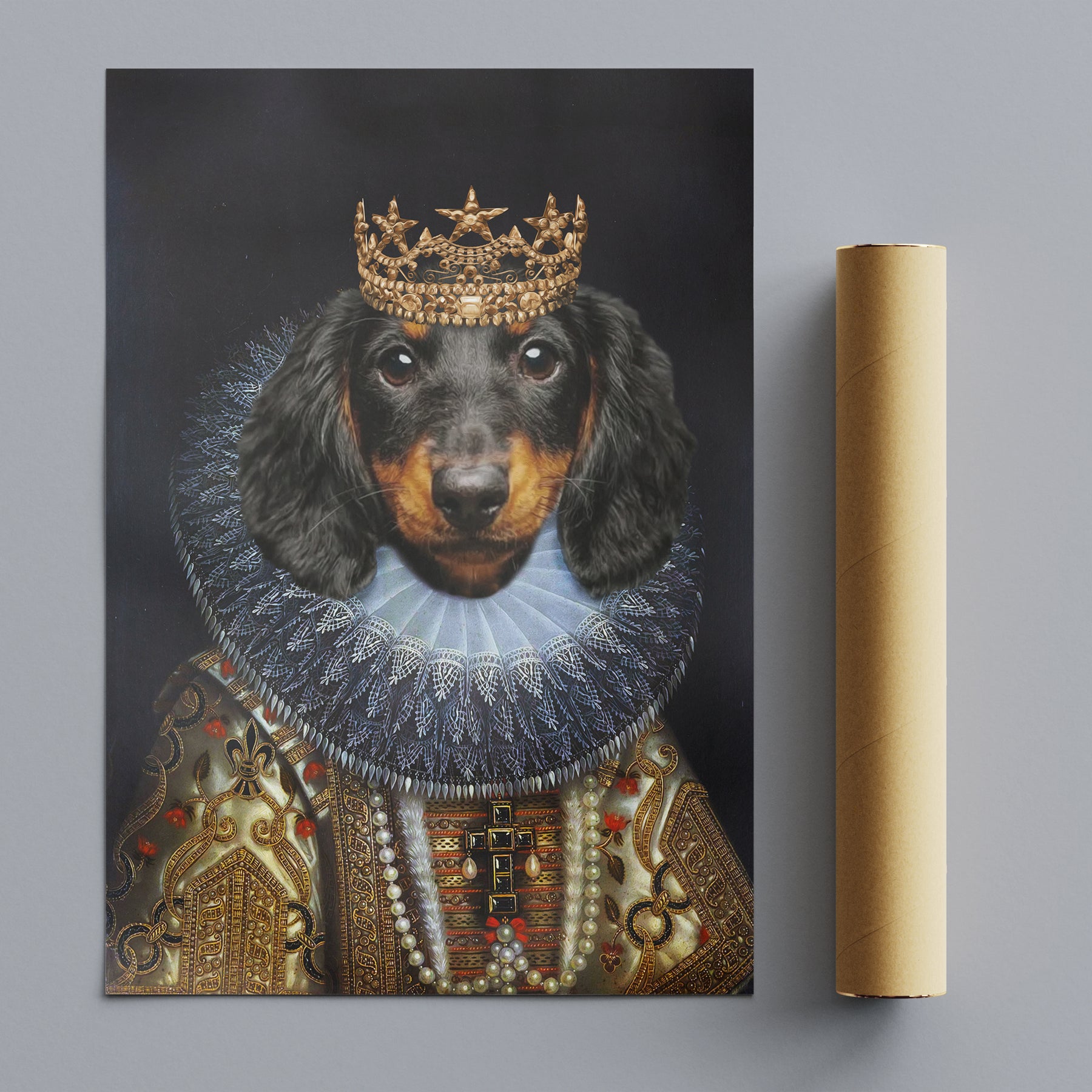 Majesty - Personal Custom Vintage Pet Portrait