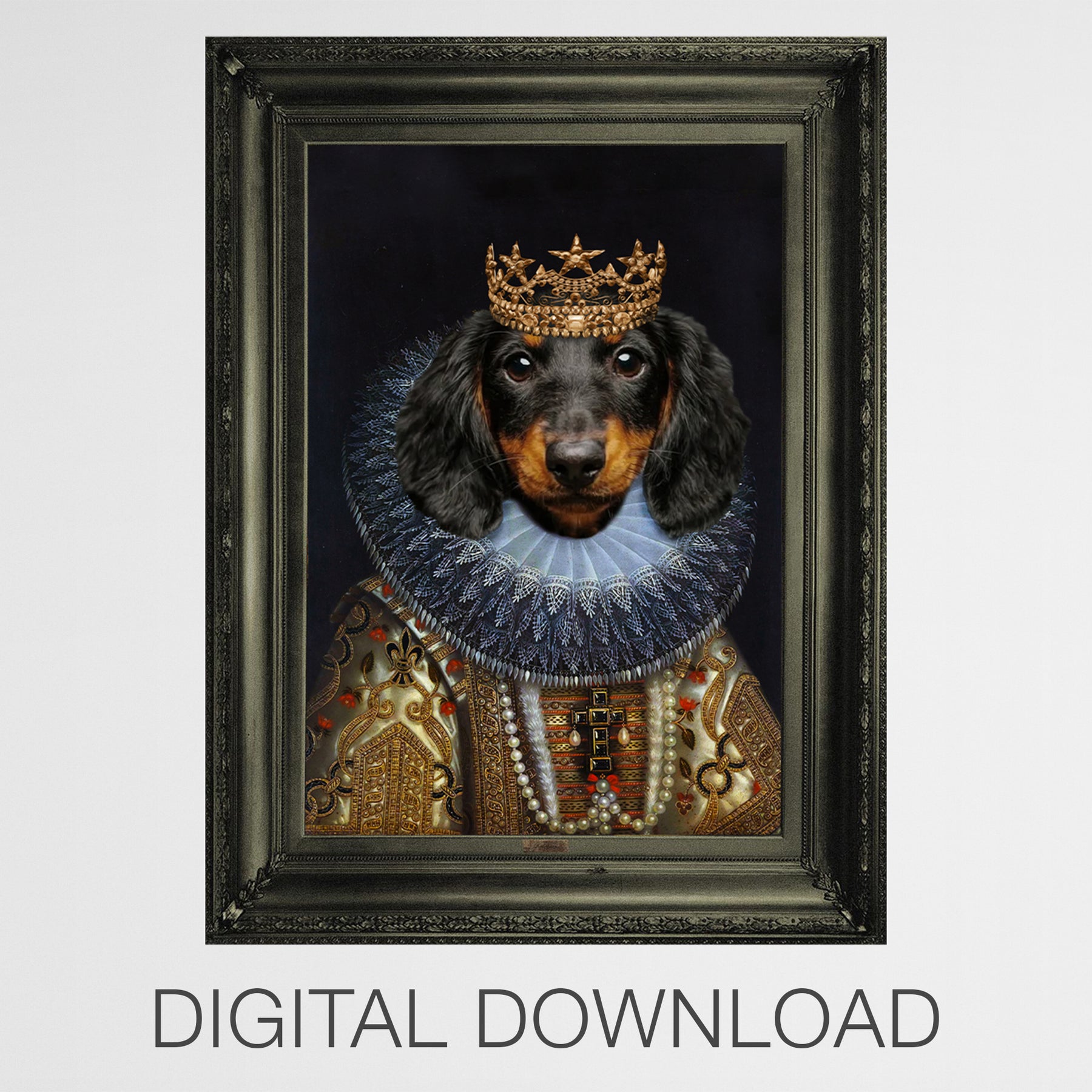 Majesty - Personal Custom Vintage Pet Portrait