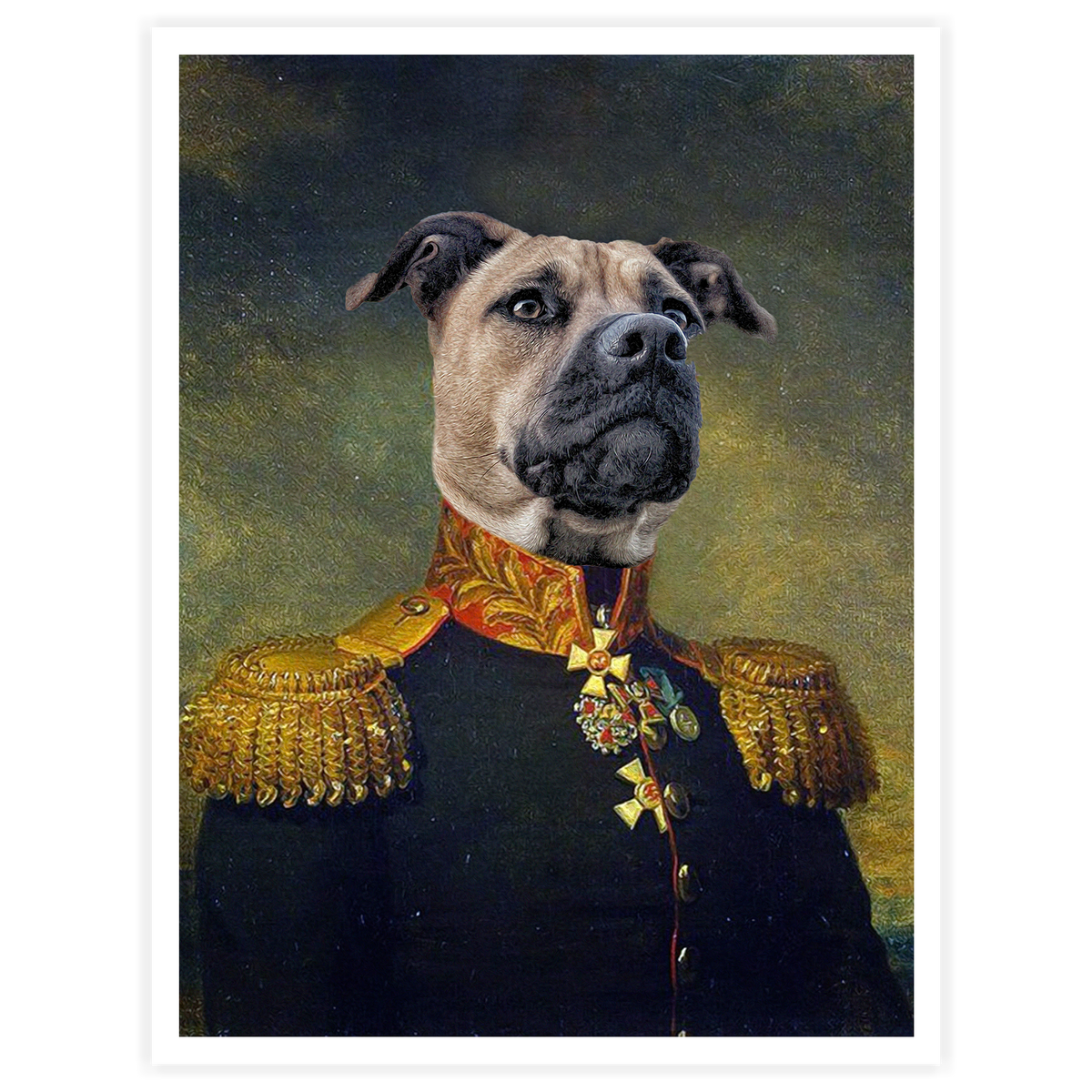 Master - Personal Custom Vintage Pet Portrait