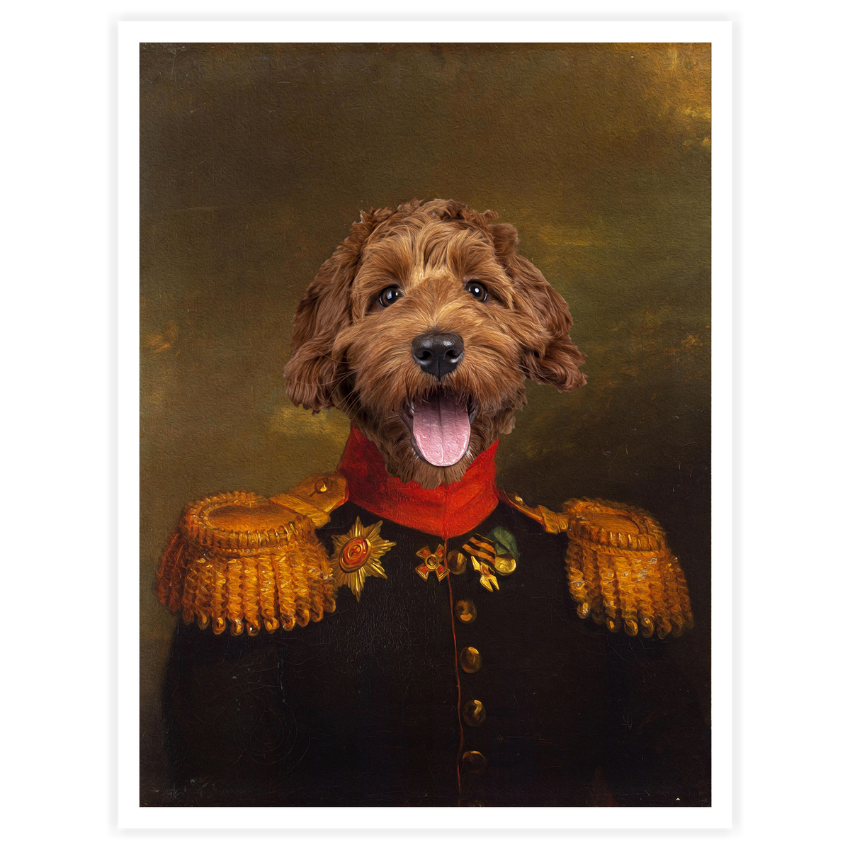 Sergeant - Personal Custom Vintage Pet Portrait