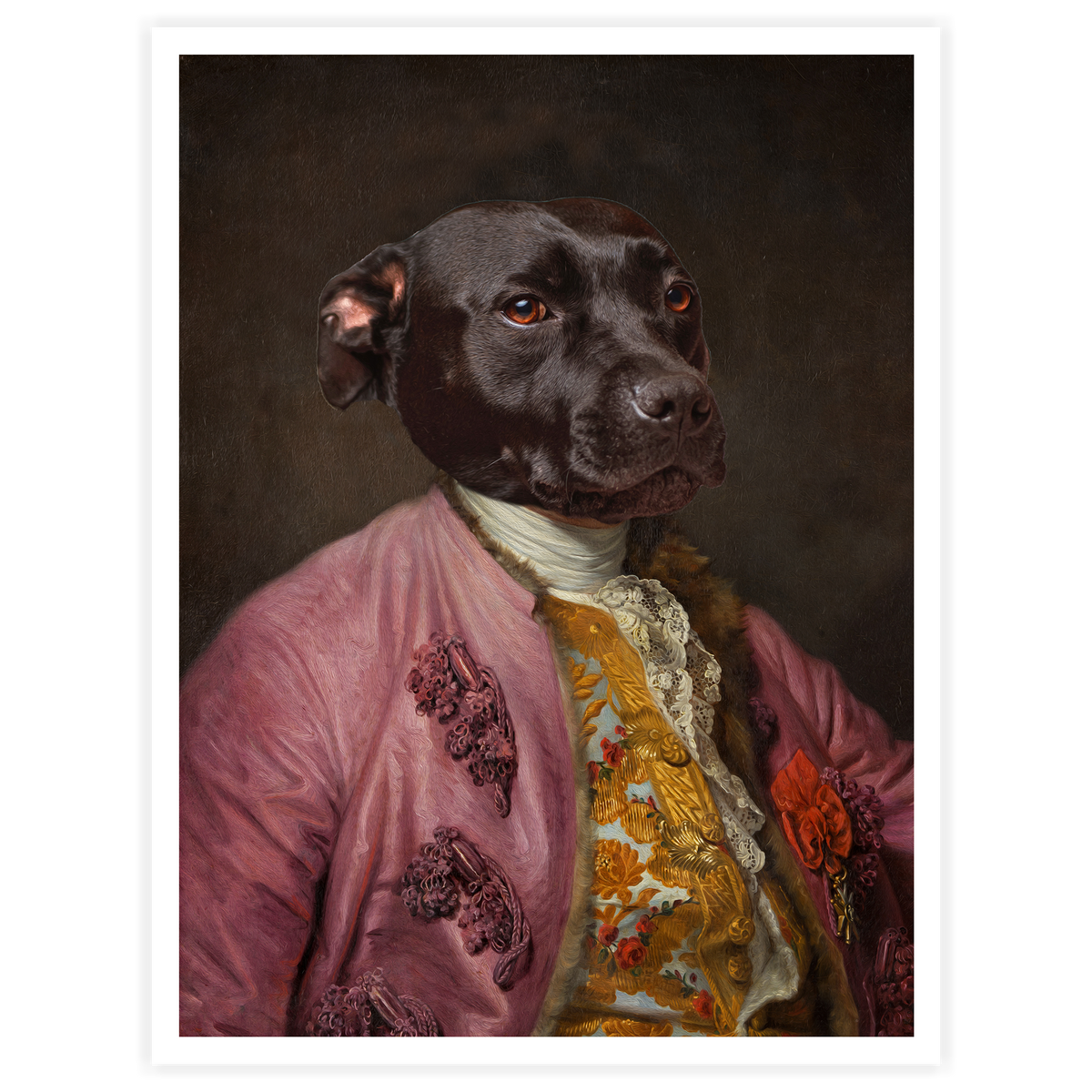 Viscount - Personal Custom Vintage Pet Portrait