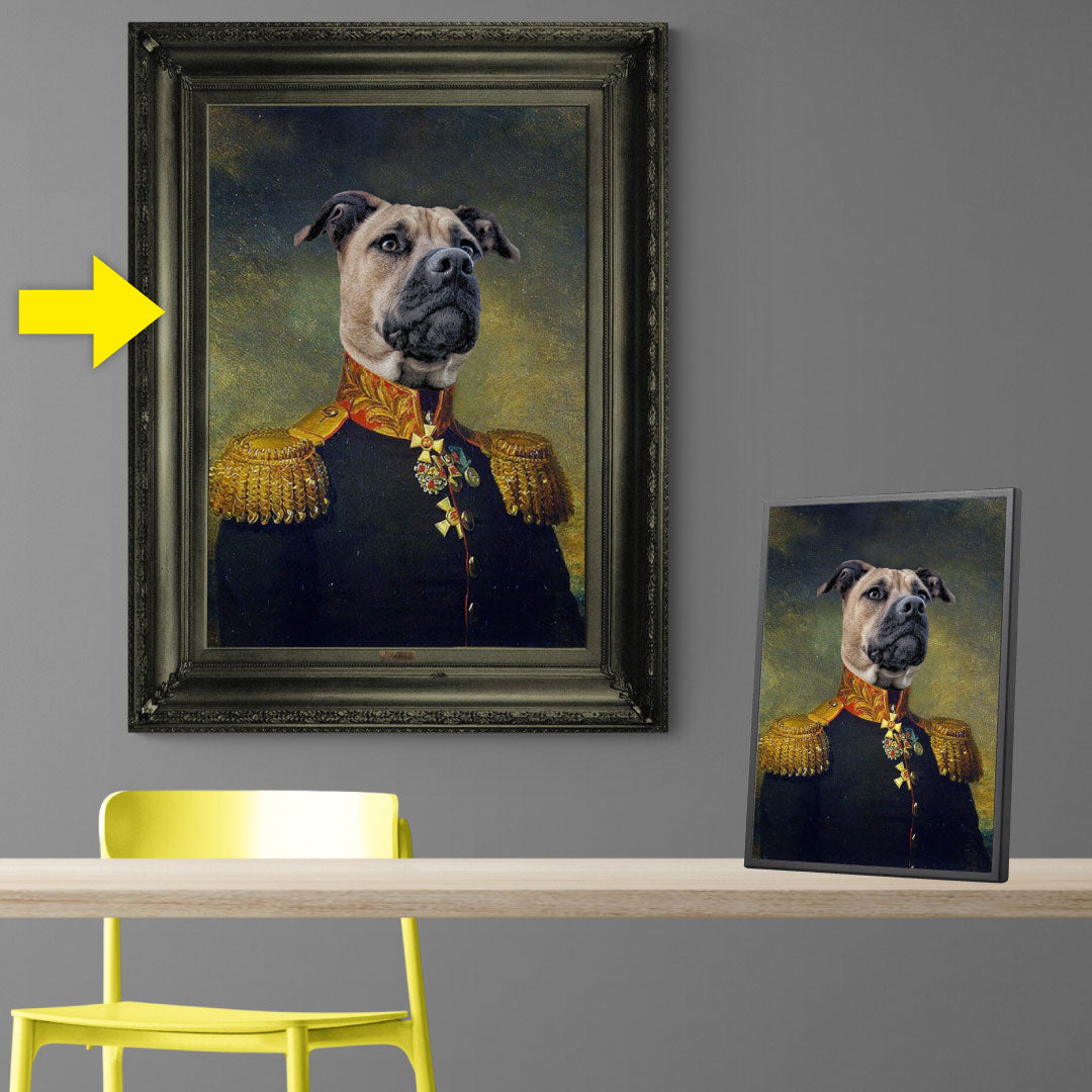 Convert your pet picture to a classic portrait