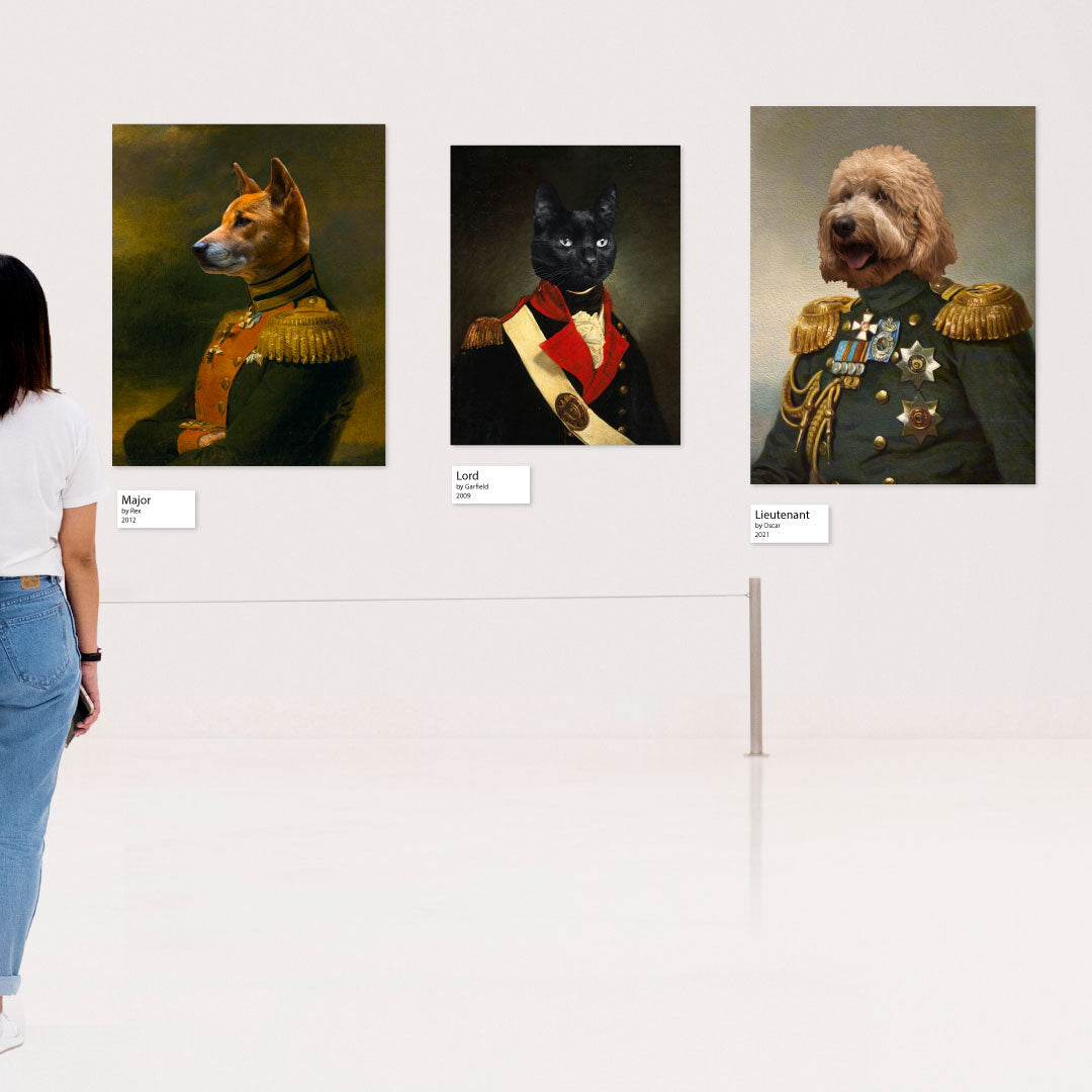 Choose your pets new outfit for their new portrait