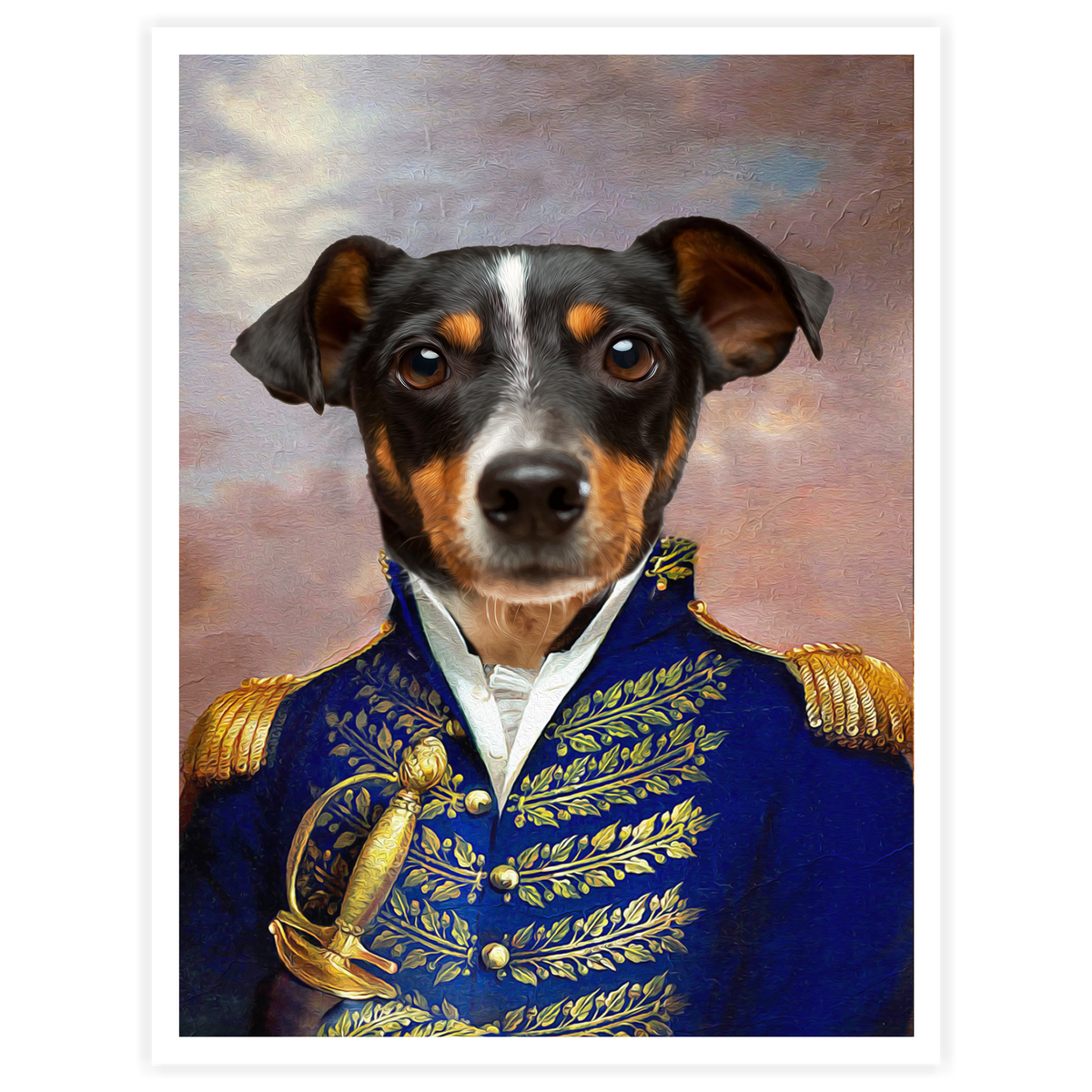 Baron - Personal Custom Vintage Pet Portrait