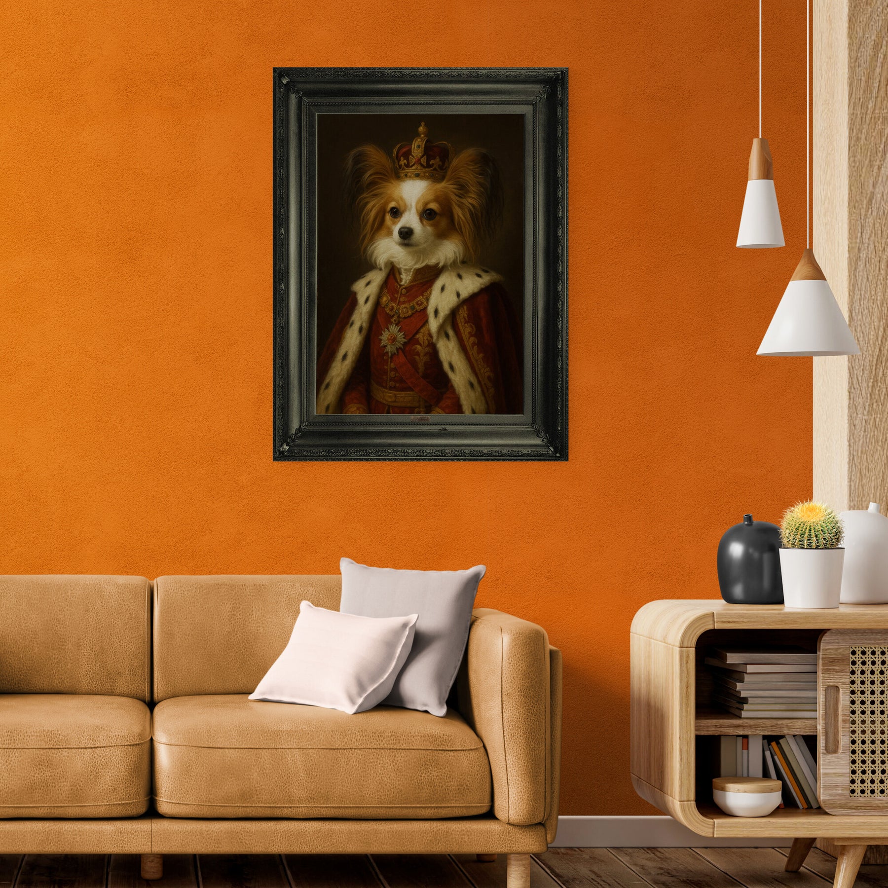 Majestät - Persönliches, individuelles Vintage-Haustierportrait