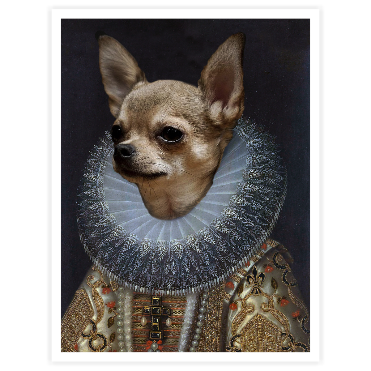 Empress - Personal Custom Vintage Pet Portrait