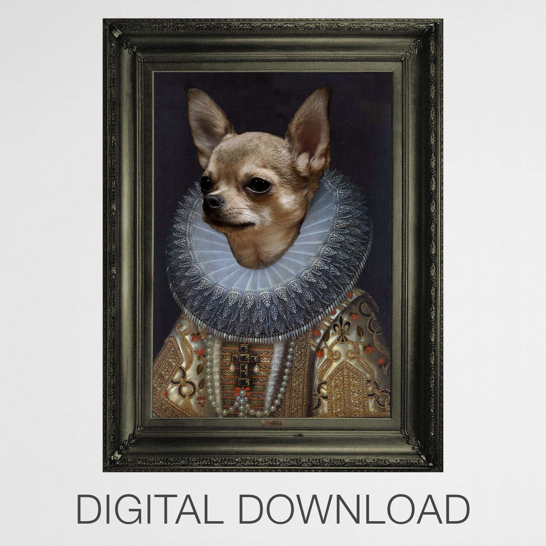 Empress - Personal Custom Vintage Pet Portrait
