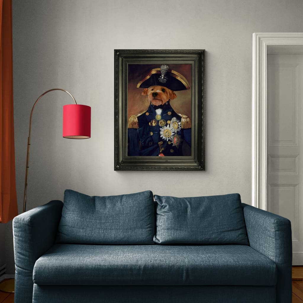 Admiral - Personal Custom Vintage Pet Portrait