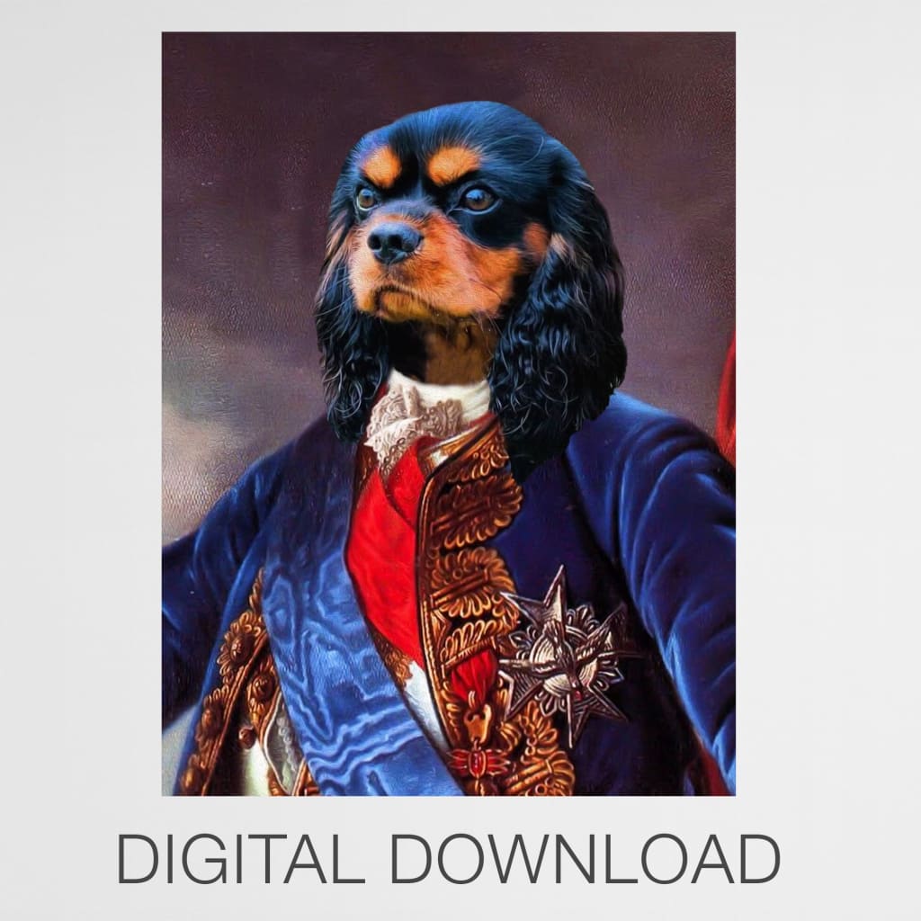 Aristocrat - Personal Custom Vintage Pet Portrait