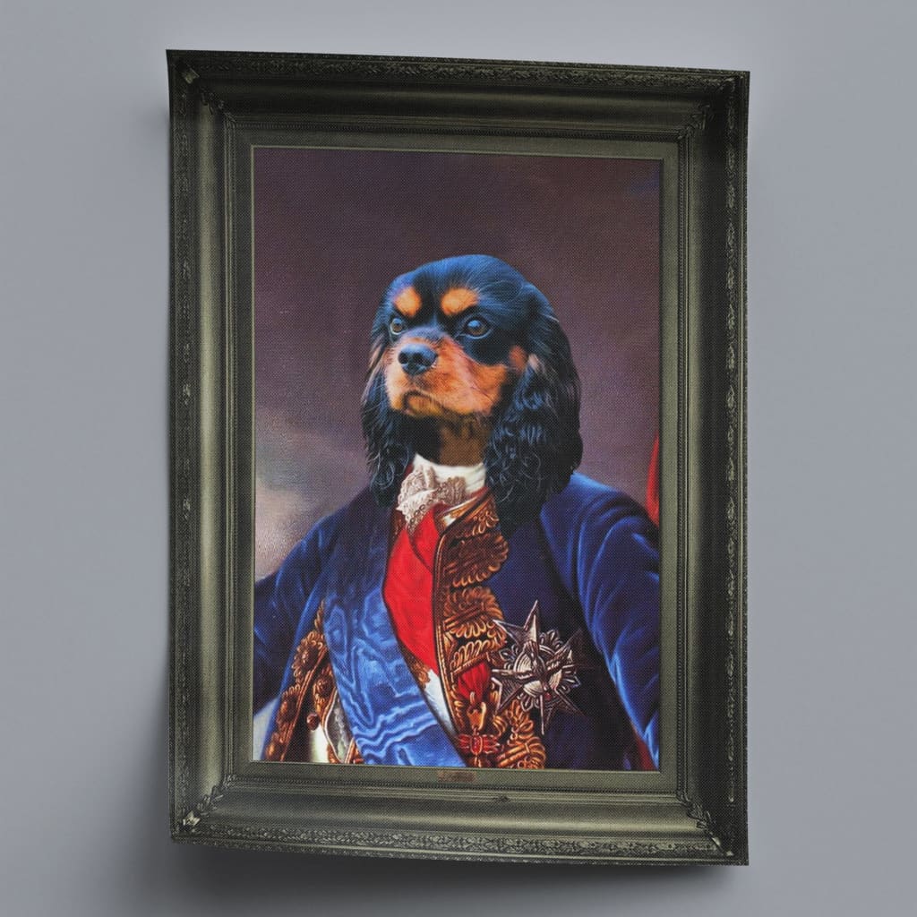 Aristocrat - Personal Custom Vintage Pet Portrait - Rolled