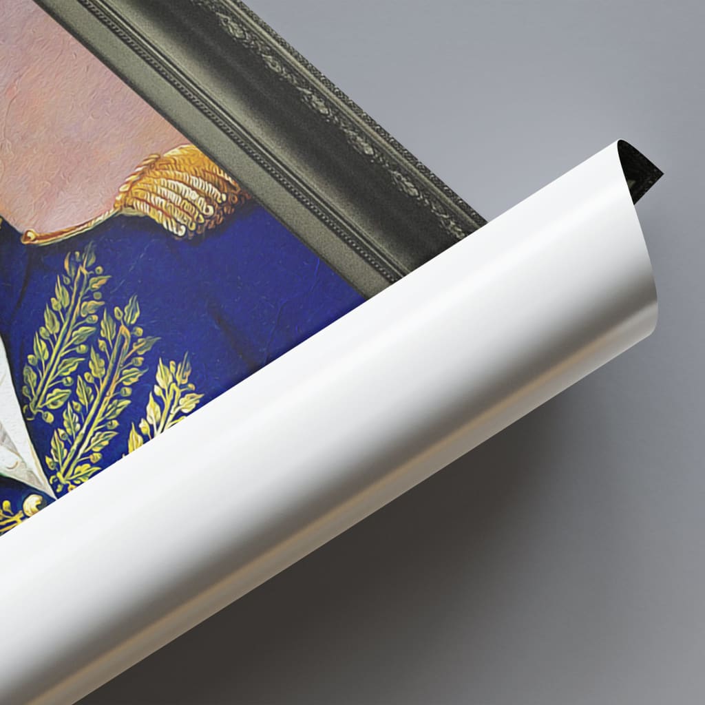 Baron - Personal Custom Vintage Pet Portrait - Photo /