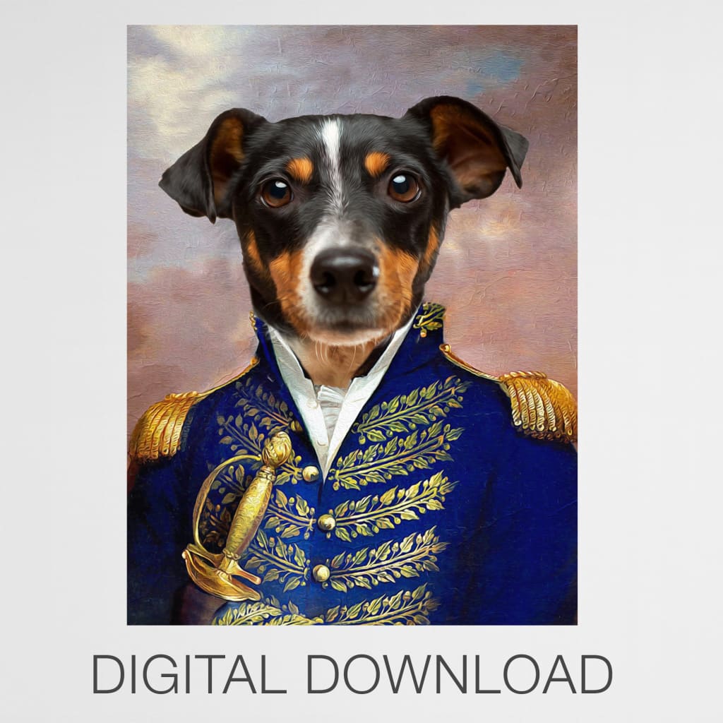 Baron - Personal Custom Vintage Pet Portrait