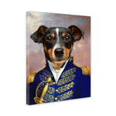 Baron - Personal Custom Vintage Pet Portrait - Wrapped