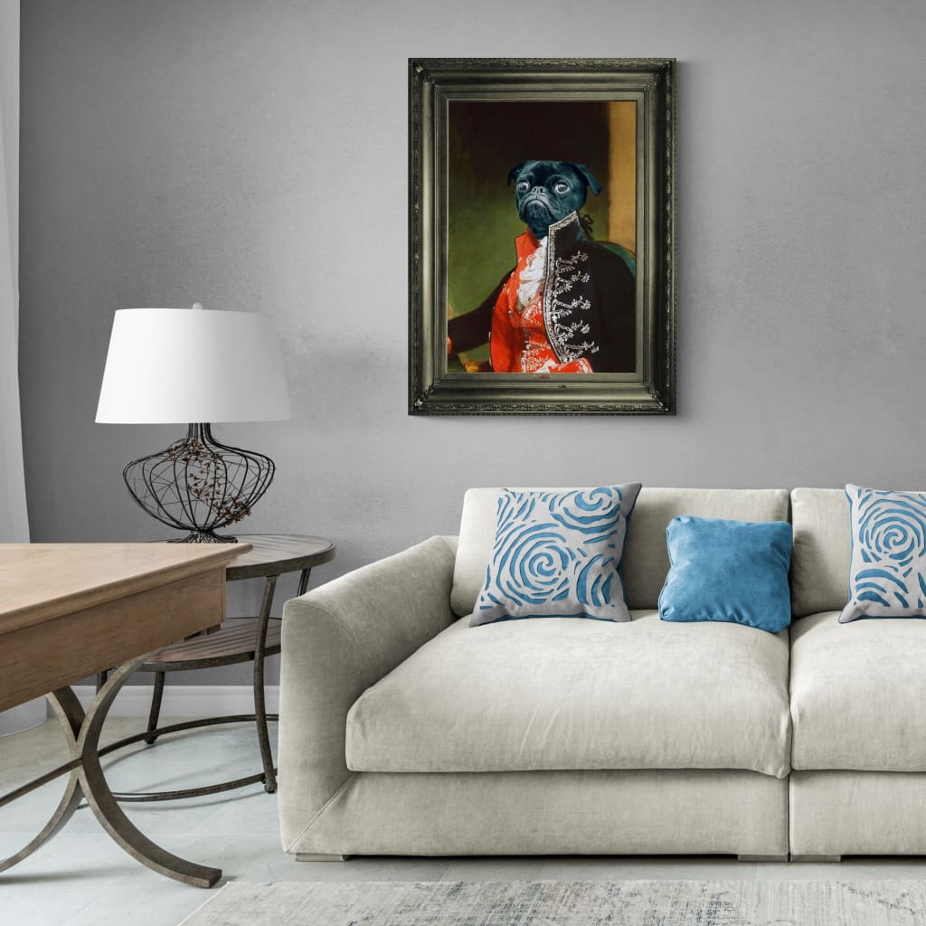 Bombadier - Personal Custom Vintage Pet Portrait