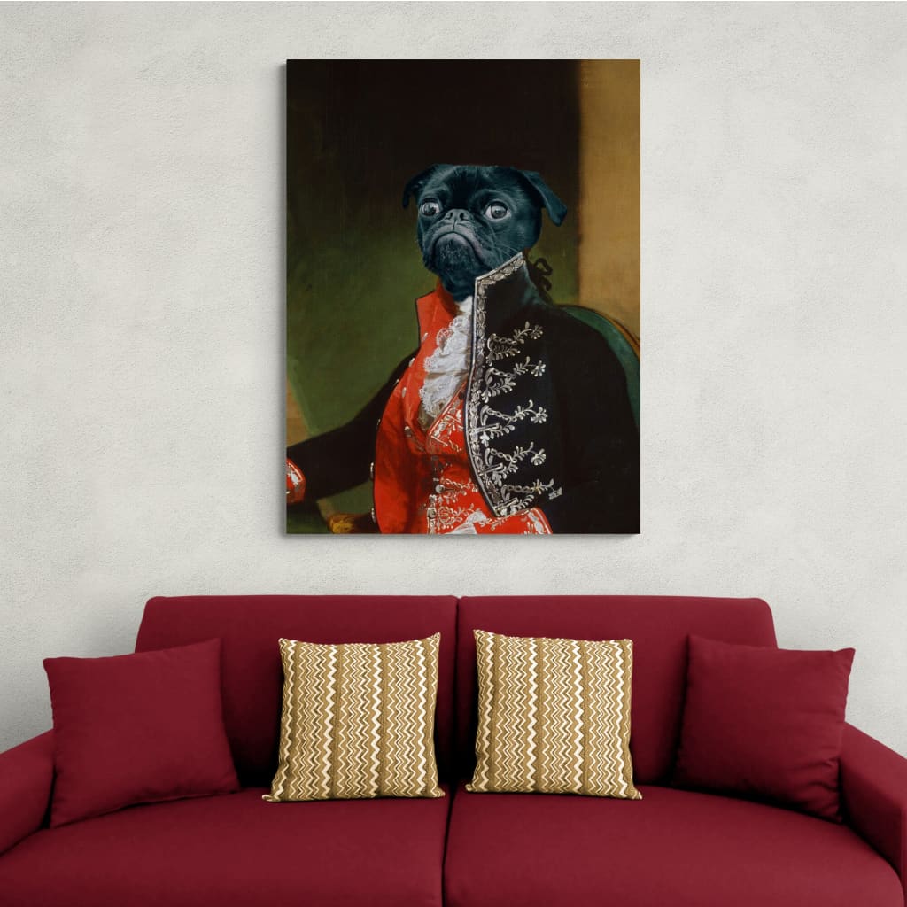 Bombadier - Personal Custom Vintage Pet Portrait