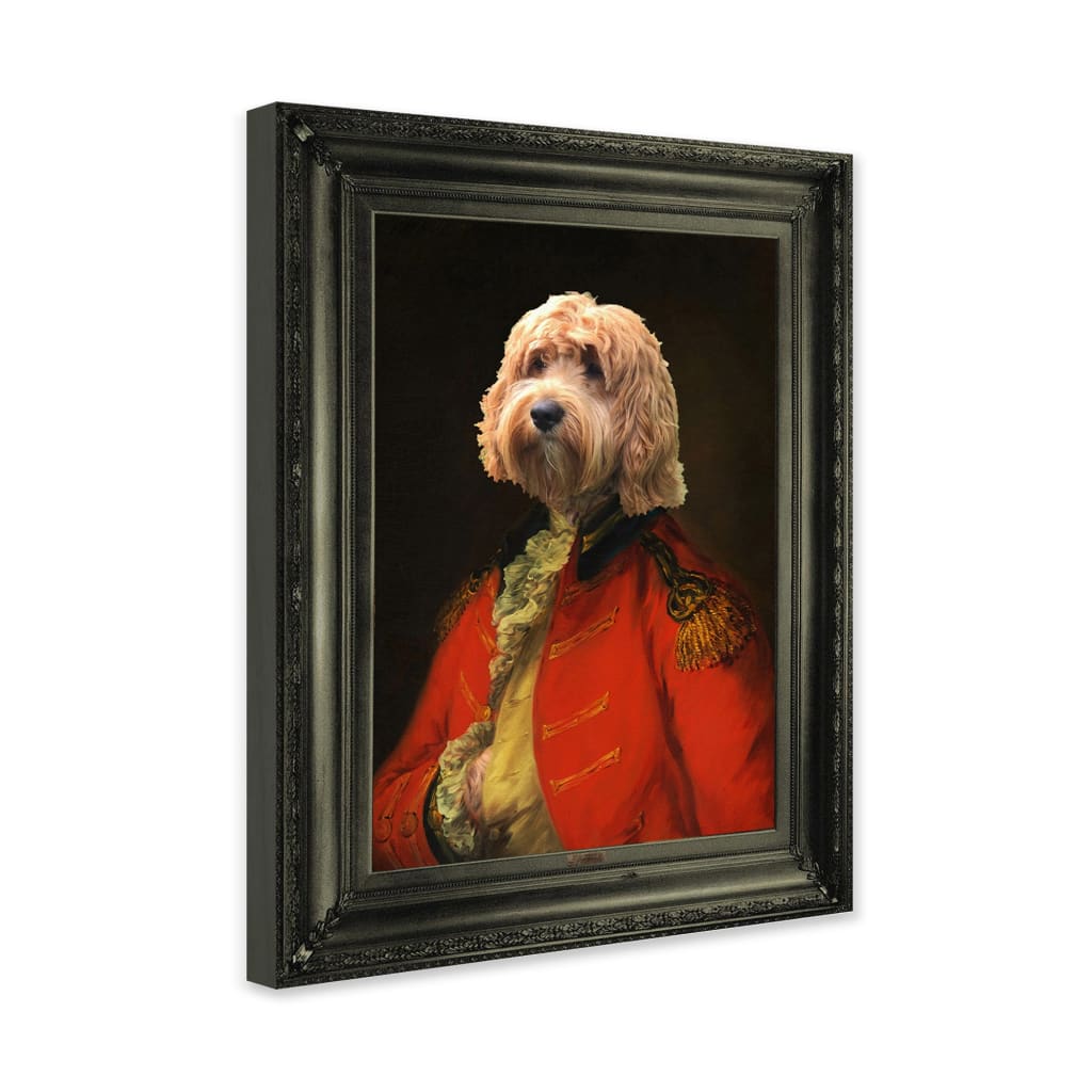 Brigadier - Personal Custom Vintage Pet Portrait - Wrapped