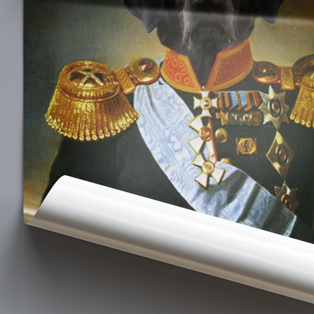 Captain - Personal Custom Vintage Pet Portrait - Photo /