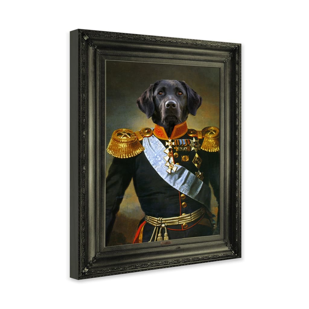 Captain - Personal Custom Vintage Pet Portrait - Wrapped
