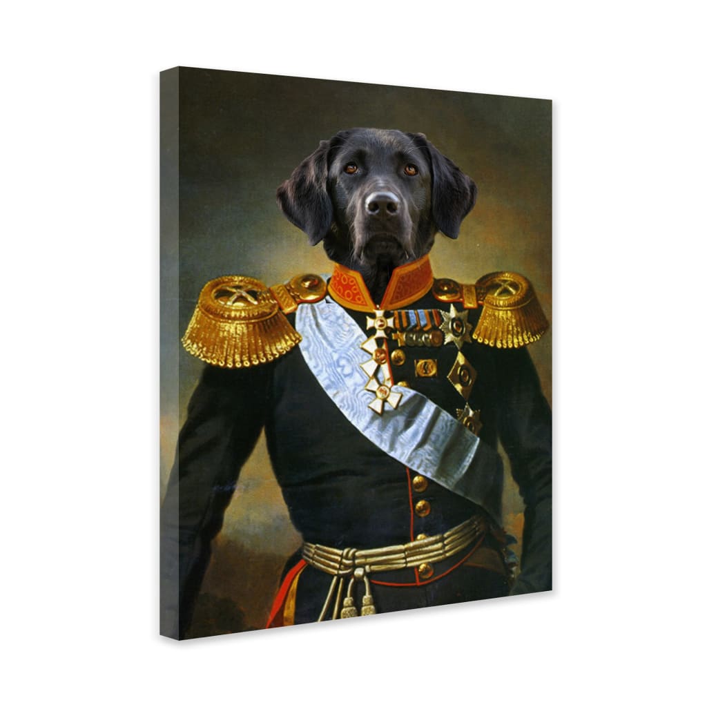 Captain - Personal Custom Vintage Pet Portrait - Wrapped