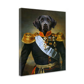 Captain - Personal Custom Vintage Pet Portrait - Wrapped