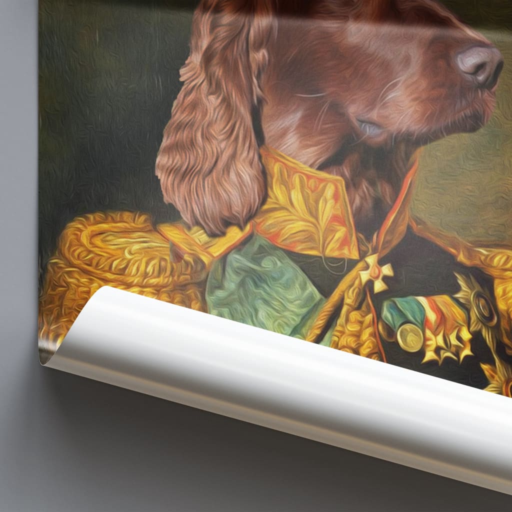 Colonel - Personal Custom Vintage Pet Portrait - Photo /