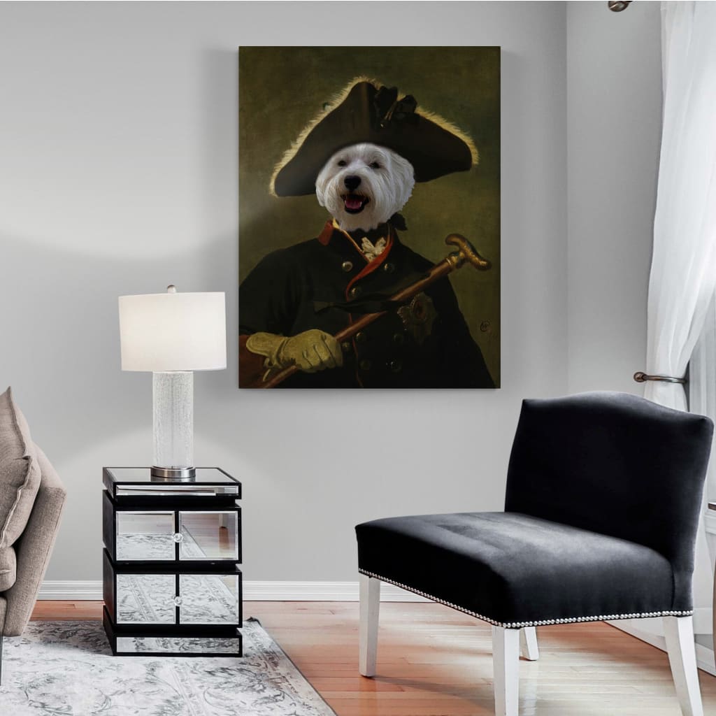 Commander - Personal Custom Vintage Pet Portrait