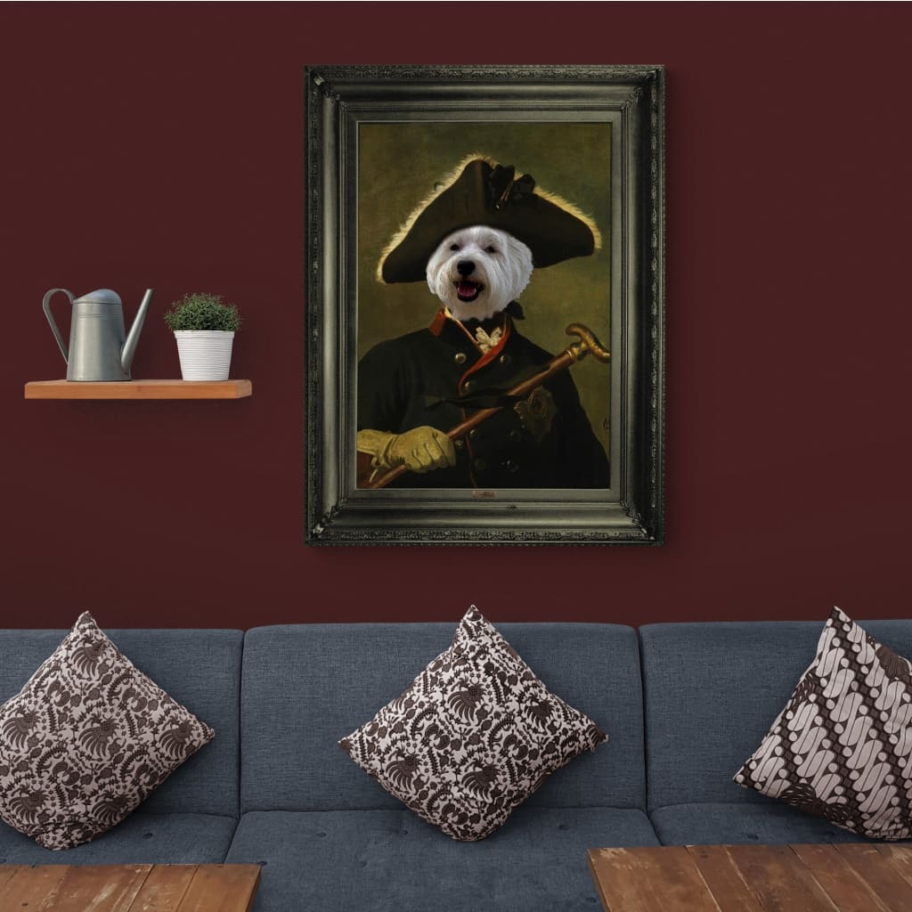 Commander - Personal Custom Vintage Pet Portrait