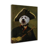 Commander - Personal Custom Vintage Pet Portrait - Wrapped