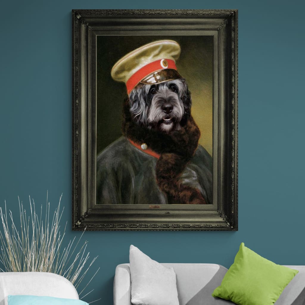 Comrade - Personal Custom Vintage Pet Portrait
