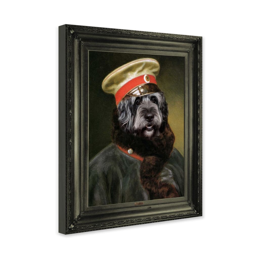 Comrade - Personal Custom Vintage Pet Portrait - Wrapped