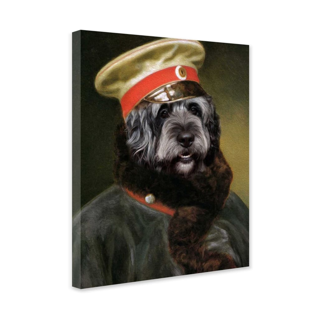 Comrade - Personal Custom Vintage Pet Portrait - Wrapped 