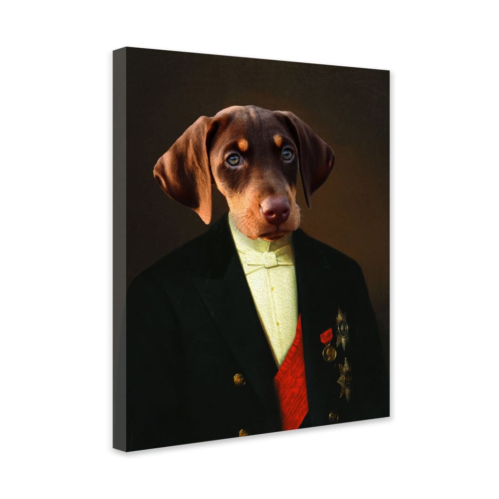 Consort - Personal Custom Vintage Pet Portrait - Wrapped 
