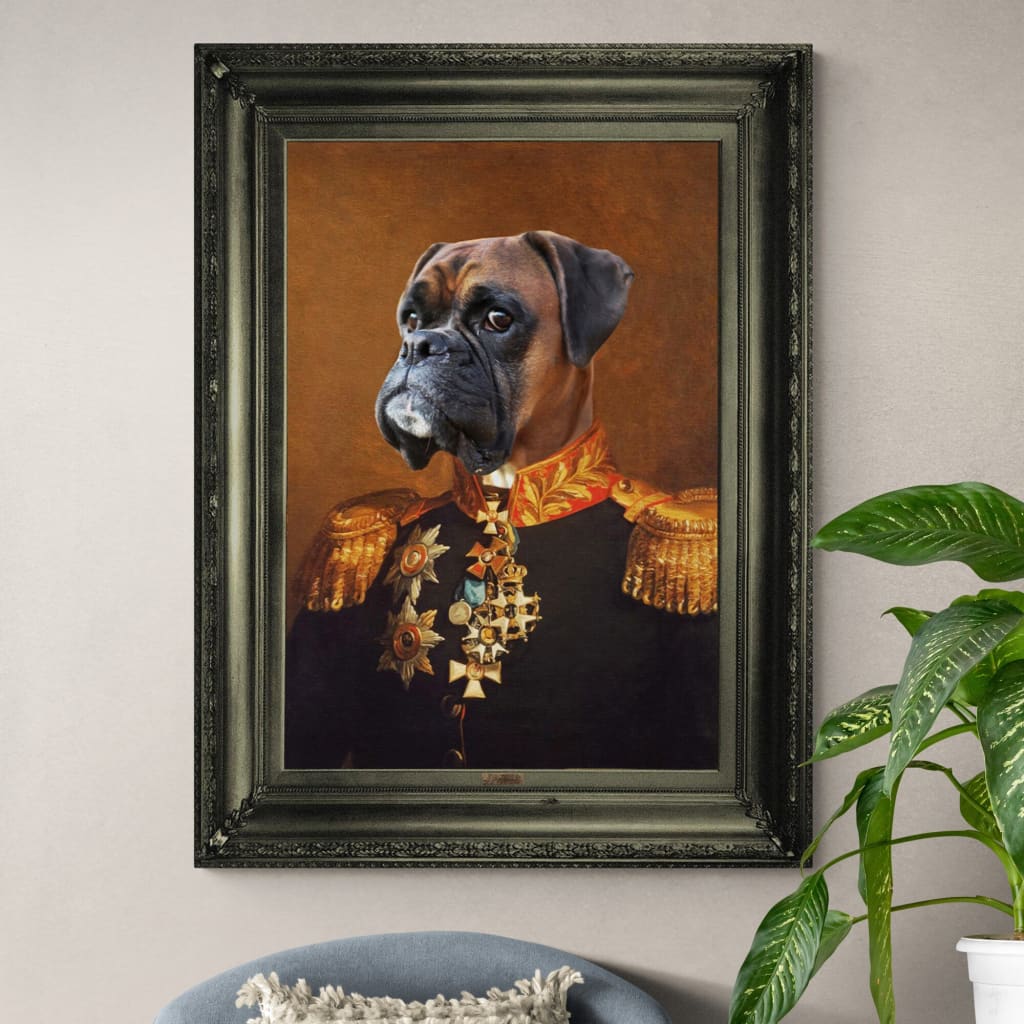 Count - Personal Custom Vintage Pet Portrait