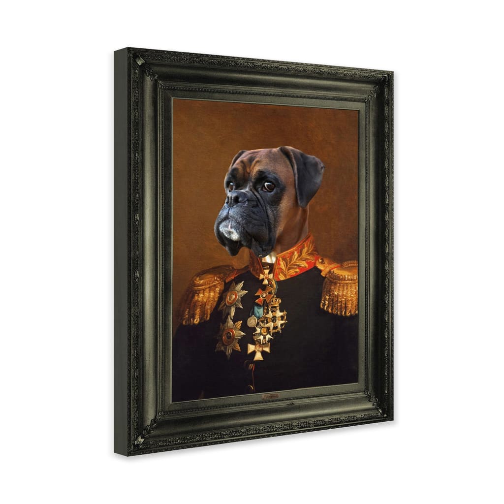 Count - Personal Custom Vintage Pet Portrait - Wrapped