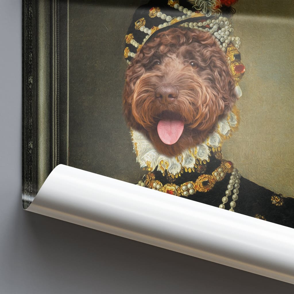 Countess - Personal Custom Vintage Pet Portrait - Photo /