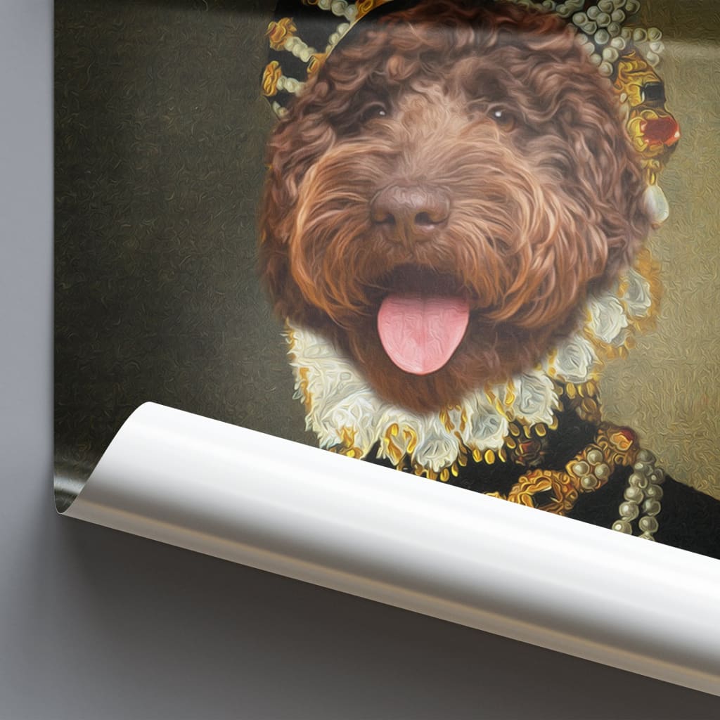 Countess - Personal Custom Vintage Pet Portrait - Photo /