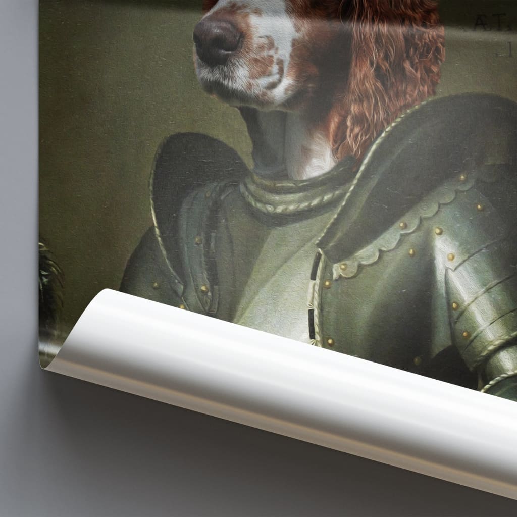 Crusader - Personal Custom Vintage Pet Portrait - Photo /