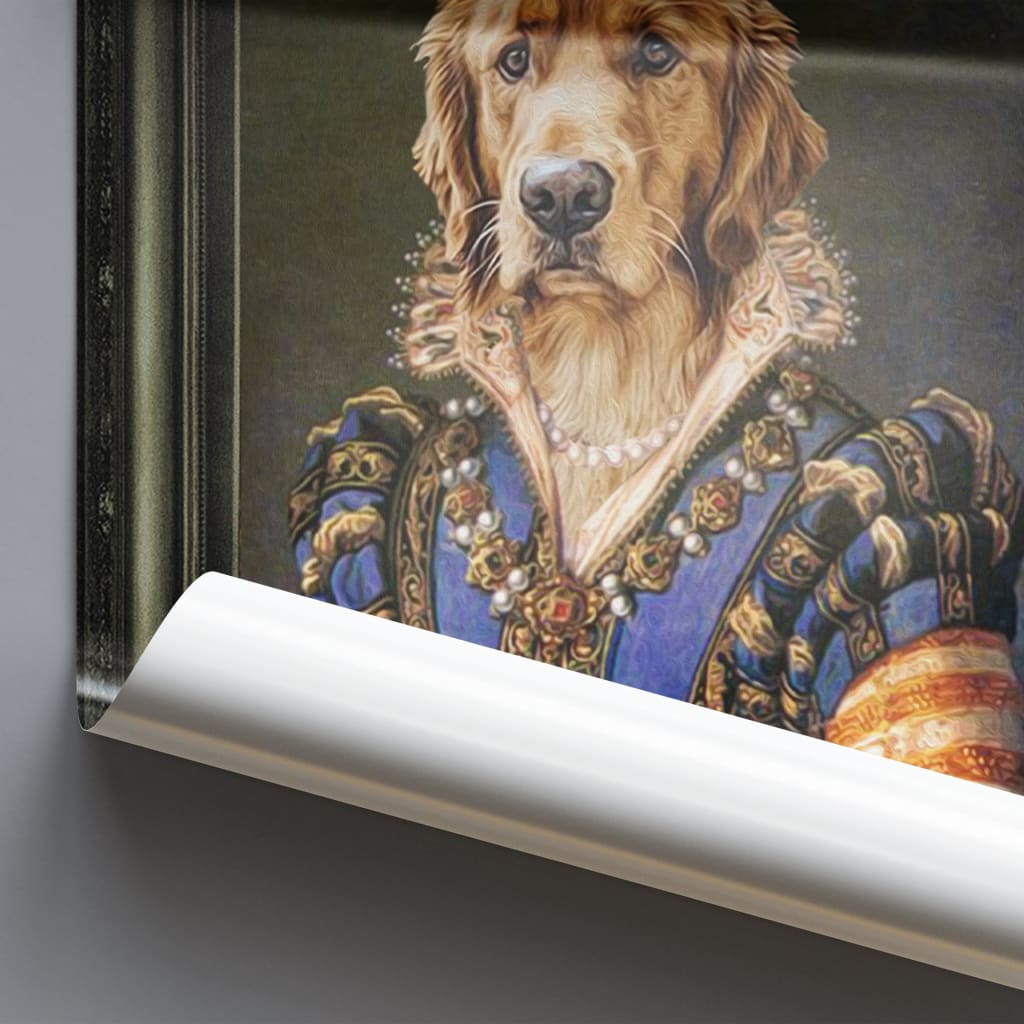 Duchess - Personal Custom Vintage Pet Portrait - Photo /