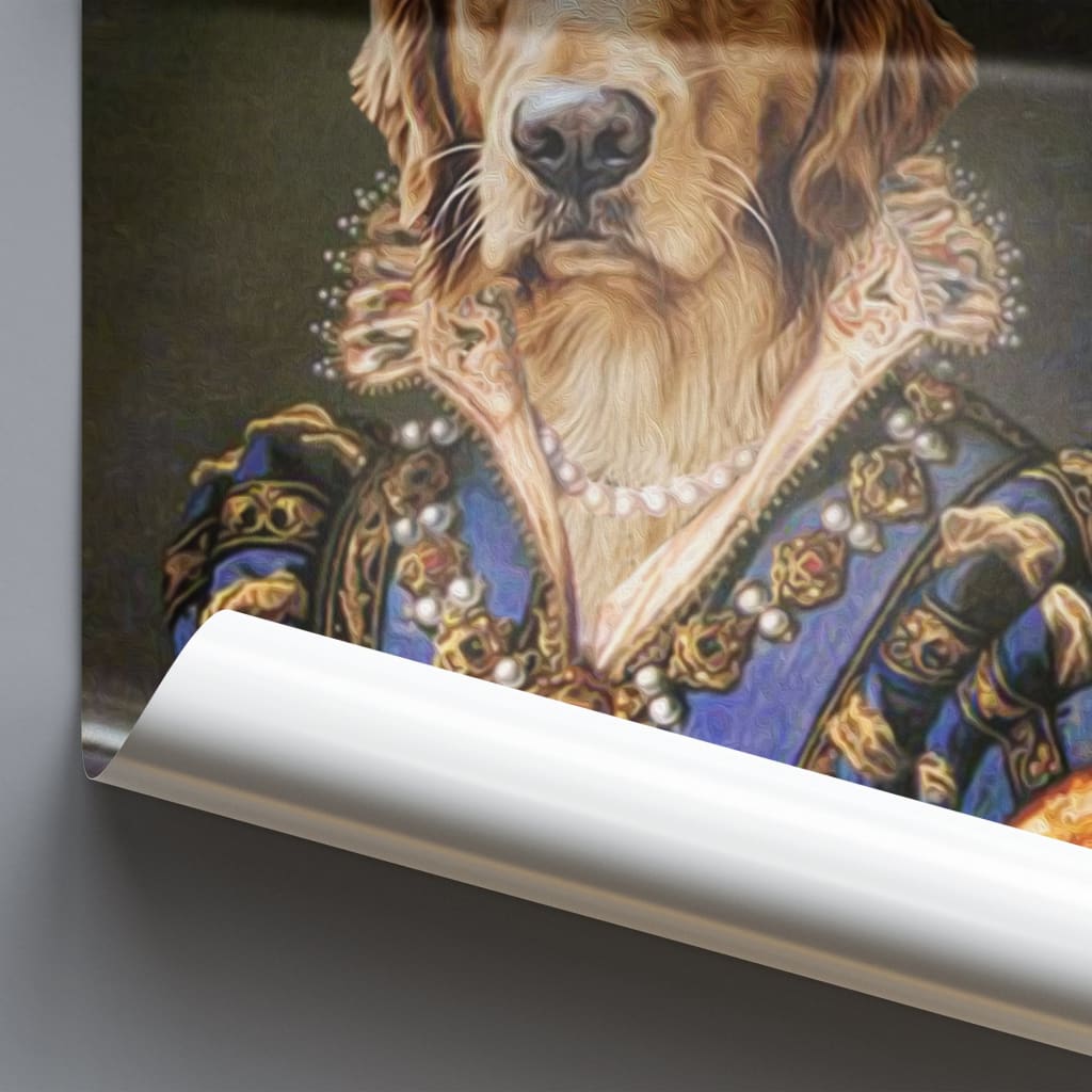 Duchess - Personal Custom Vintage Pet Portrait - Photo /